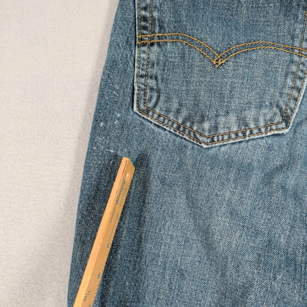 Levi's‎ 514 Jeans Mens 36x29 Blue Straight Fit Denim Casual Classic Workwear